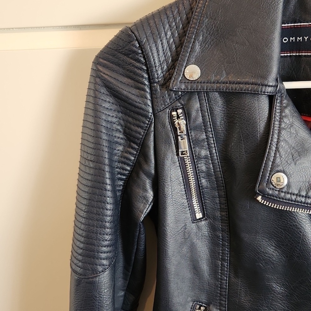 LIKE NEW TOMMY HILFIGER MOTO JACKET💗💗💗 - Picture 2 of 6
